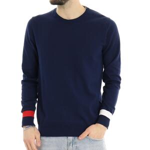 MAGLIA CONTRASTI E TOPPE +39MASQ BLU
